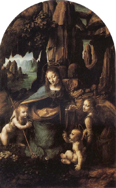LEONARDO da Vinci Virgin of the Rocks Germany oil painting art